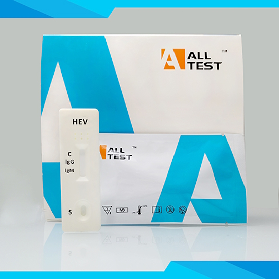 Швидкий тест на IgG/IgM до вірусу гепатиту Е, касета,Alltest